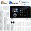 Tuya Smart WiFi GSM Home Security Alarm System - Touch Keyboard RFID APP Control Wireless Anti-Theft with Volume Adjustable