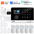 Tuya Smart WiFi GSM Home Security Alarm System - Touch Keyboard RFID APP Control Wireless Anti-Theft with Volume Adjustable