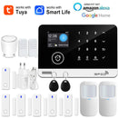 Tuya Smart WiFi GSM Home Security Alarm System - Touch Keyboard RFID APP Control Wireless Anti-Theft with Volume Adjustable