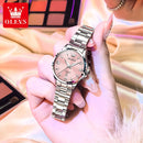 OLEVS 3668 Women Watch Simple Roman Scale Waterproof Luminous Watch Luxury Automatic Date Women Quartz Watch Fashion Item Reloj