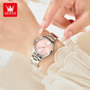 OLEVS 3668 Women Watch Simple Roman Scale Waterproof Luminous Watch Luxury Automatic Date Women Quartz Watch Fashion Item Reloj