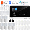 Tuya Smart WiFi GSM Home Security Alarm System - Touch Keyboard RFID APP Control Wireless Anti-Theft with Volume Adjustable